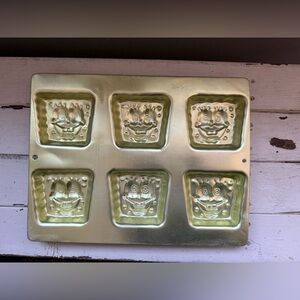 Spongebob Squarepants Treat Pan Baking Food Mold 11x9 3.5" Sponge Bob Cake Jello